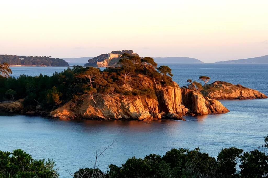 Face Mer Entre Plage Et Marina Bormes-les-Mimosas Exterior foto
